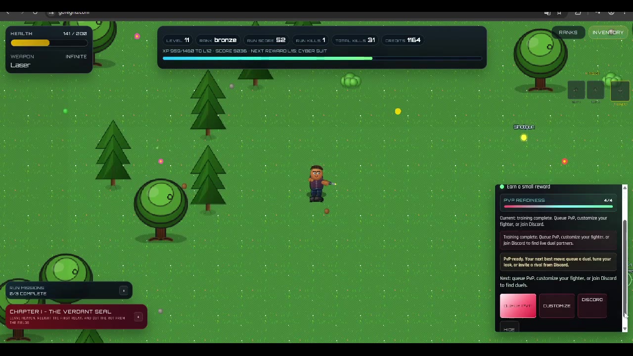 GoreGrid forest ambush gameplay