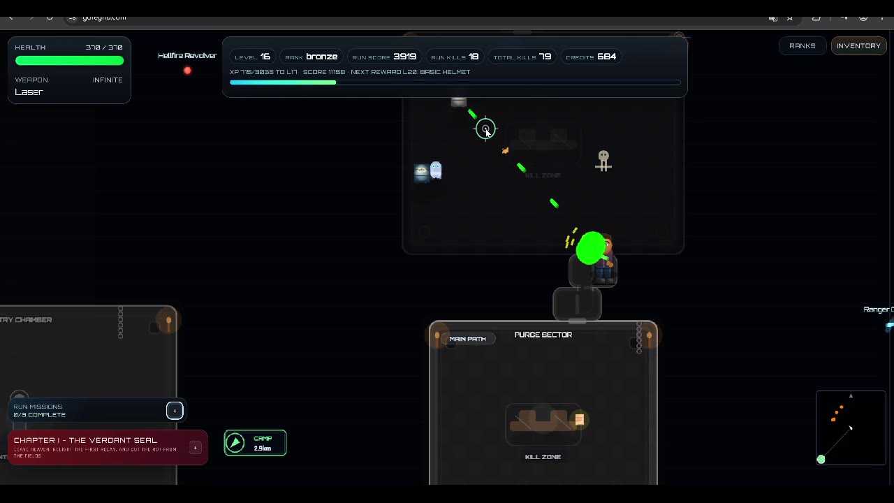 GoreGrid dungeon streak gameplay