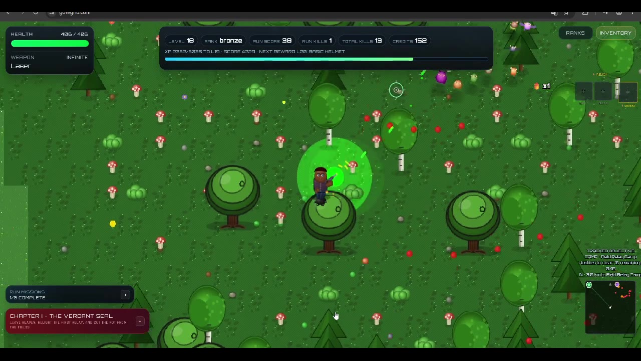 GoreGrid late forest survival run